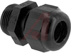 Gland, Cable; Polyamide 6; PG 16; 7 to 14 mm; 22.5 mm; 43 mm; Neoprene; Black - 70074435 - Allied Electronics, Inc.