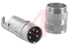 connector,circular din,str male cable conn,5 silver plt solder contact,ip 40 - 70013376 - Allied Electronics, Inc.