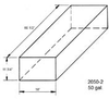 50 Gallon Marine Holding Tank - S-H2050-2 - Plastic-Mart