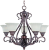 2774SVGB Mid. Chandeliers-Glass Up - 798356 - Capital Lighting, Inc.