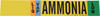Brady Self-Adhesive Pipe Marker - Printed Msg = AMMONIA - 90475 - 754473-90475 - R. S. Hughes Company, Inc.