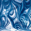 Blue/Clear Baroque Glass -- BR/430 - Image
