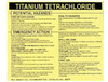 Brady B-928 Black on Yellow Rectangle Vinyl Hazardous Material Label - 4 1/2 in Width - 3 2/4 in Height - Printed Text = TITANIUM TETRACHLORIDE - 93742 - 754476-93742 - R. S. Hughes Company, Inc.
