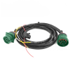For Truck J1939 9pin Male connector to J1939 9in Female with Overmolding 3A Fuse holder inline - QLC16002 - QL-Custom Technology Limited
