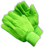 PIP 92-918PCG High-Visibility Green Universal Polycord Full Fingered Work & General Purpose Gloves - Straight Thumb - Uncoated - 11 in Length - 616314-21978 - 616314-21978 - R. S. Hughes Company, Inc.