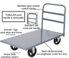 HEAVY DUTY STEEL DECK PLATFORM TRUCKS -- HR212-5MRB3060 - Image