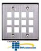 Sprint Steel-Flushplate DBL-Gang 12-Plex - 448128 - TelephoneStuff.com