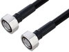 Fire Rated 7/16 DIN Male to 7/16 DIN Male Low PIM Cable 12 Inch Length Using SPF-500 Coax Using Times Microwave Parts - PE3C6514-12 - Pasternack