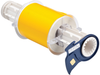 Brady B-595 Yellow Vinyl Thermal Transfer Continuous Thermal Transfer Printer Label Roll - 4 in Width - 50 ft Length - 13539 - 754473-13539 - R. S. Hughes Company, Inc.