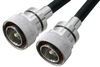 7/16 DIN Male to 7/16 DIN Male Cable 60 Inch Length Using PE-C195 Coax - PE37952-60 - Pasternack