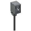 VB Industrial Standard Single-Ended Cordset: Form B, 3-pin (2+1PE; PE at cable outlet), black body, without circuitry, 230 V AC/DC, 4 A; PUR black cable, 0.50 mm² - VB 1D-3-1-226 - Belden Inc.