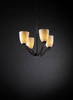 POR-8970-18-WFAL-DBRZ Mid. Chandeliers-Glass Up - 494490 - Capital Lighting, Inc.