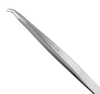 Excelta Three Star Utility Tweezers 66-SA - Stainless Steel Circumvented Tip - 0.01 in Tip Width - 5 1/2 in Length - 0.01 in Thick - EXCELTA 66-SA - R. S. Hughes Company, Inc.