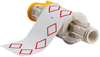 Brady Red on White Thermal Transfer Die-Cut Thermal Transfer Printer Label Roll - 6.1 in Width - 4.1 in Height - 130770 - 662820-99288 - R. S. Hughes Company, Inc.