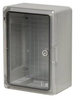Lockable Door Enclosure, Abs/pc, Gry/clr Rohs Compliant Multicomp Pro - 41AH4601 - Newark, An Avnet Company
