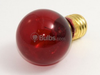 10 Watt, 130 Volt S11 Transparent Red Sign/Indicator Bulb -- B702710 - Image