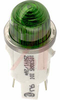 Indicator, Pnl-Mnt;Neon;Green;0.500 In;208-250VAC;Lens,Dome;0.187 Terminals - 70130376 - Allied Electronics, Inc.