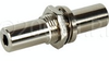 TecNec 3.5mm Stereo Female-Female Feedthru Chassis Mount - MFS-MFSCM - Visual Sound, Inc.