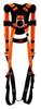 3M Ameba 1410FE Orange 2XL Vest-Style Back Padding Body Harness - Polyester Webbing - 078371-63785 - 078371-63785 - R. S. Hughes Company, Inc.