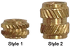 microPEM® Symmetrical, Thru-Threaded Inserts -- Types MSIA, MSIB - Image