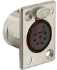XLR Receptacle; Female; 1.063 in. - 70088534 - Allied Electronics, Inc.