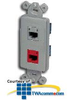 Hubbell FSL Outlet Frames - FSL244 - TelephoneStuff.com