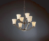 POR-8978-20-PLET-DBRZ Mid. Chandeliers-Glass Up - 750131 - Capital Lighting, Inc.