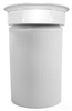 Vaporproof Incandescent Fixture with Globe - VC100PW-W - RAB Lighting