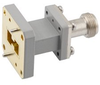 WRD-750 to Type N Female Waveguide to Coax Adapter UG Square Cover with 7.5 GHz to 18 GHz in Copper Alloy -- FMWCA1118