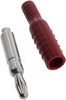 Banana Plug, 15A, Crimp/solder, Red; Gender Pomona - 94F1523 - Newark, An Avnet Company