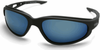 Edge Dakura Polarized Safety Glasses with AP Blue Mirror - TSMAP218 - Safety Glasses USA
