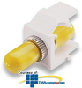 Leviton Fiber Optic QuickPort Coupling - ST SM/MM - 41084-SWF - TelephoneStuff.com