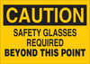 Brady B-836 Polypropylene Rectangle Yellow Personal Protection Equipment (PPE) Sign - 24 in Width x 18 in Height - TEXT: CAUTION - 78033 - 754476-78033 - R. S. Hughes Company, Inc.