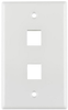 Faceplate, 2Port, Abs, White; Accessory Type Hellermanntyton - 75Y0866 - Newark, An Avnet Company