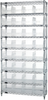 Open Wire Shelving, 9Shelves, 32Bin, Clr; Shelving Unit Type Quantum Storage - 42AC8593 - Newark, An Avnet Company