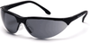 Pyramex Rendezvous Safety Glasses with Black Frame and Gray -- SB2820S