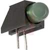 Indicator, PCB, Green LED; T-1 3/4 RA, 10mcd, TTL Compatible - 70130269 - Allied Electronics, Inc.