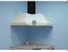 Ducted Corner Canopy Fume Hood, 44 1/2