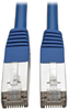 Cat5e 350 MHz Molded Shielded STP Patch Cable (RJ45 M/M), Blue, 6 ft. -- N105-006-BL - Image