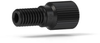 Flangeless Metric Male Nut Delrin®,M6 Flat-Bottom, for 1/16
