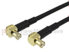 RA MCX Plug to RA MCX Plug Cable RG174 Coax in 24 Inch - FMC1717174-24 - Fairview Microwave Inc.