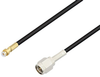 Snap-On MMBX Plug to SMA Male Cable 18 Inch Length Using RG174 Coax - PE3C4036-18 - Pasternack
