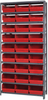 Open Shelving, 10Shelves, 27Bins, Red; Shelving Unit Type Quantum Storage - 44AC8842 - Newark, An Avnet Company