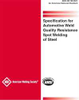 SPECIFICATION FOR AUTOMOTIVE WELD QUALITY - RESISTANCE SPOT WELDING OF STEEL - D8.1M:2021 - American Welding Society (AWS)