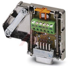 D-SUB connector, 9-pin, with two cable entries - 70208075 - Allied Electronics, Inc.