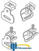 Erico Strap Hanger Clip (Pkg. of 100) -- MSS24 - Image
