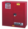 Justrite Sure-Grip EX 45 gal Red Hazardous Material Storage Cabinet - 43 in Width - 65 in Height - Floor Standing - 697841-13190 - 697841-13190 - R. S. Hughes Company, Inc.