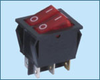 Double-poles Rocker Switch -- IRS-2101-1A ON-OFF - Image