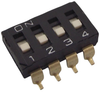 Dip Switch, 4Pos, Spst, Slide, Smd; No. Of Circuits E-Switch - 61W9709 - Newark, An Avnet Company