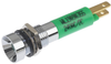 Panel Mount Indicator, Led, 8Mm, Green, 24V; Led Color Wamco - 86T5618 - Newark, An Avnet Company
